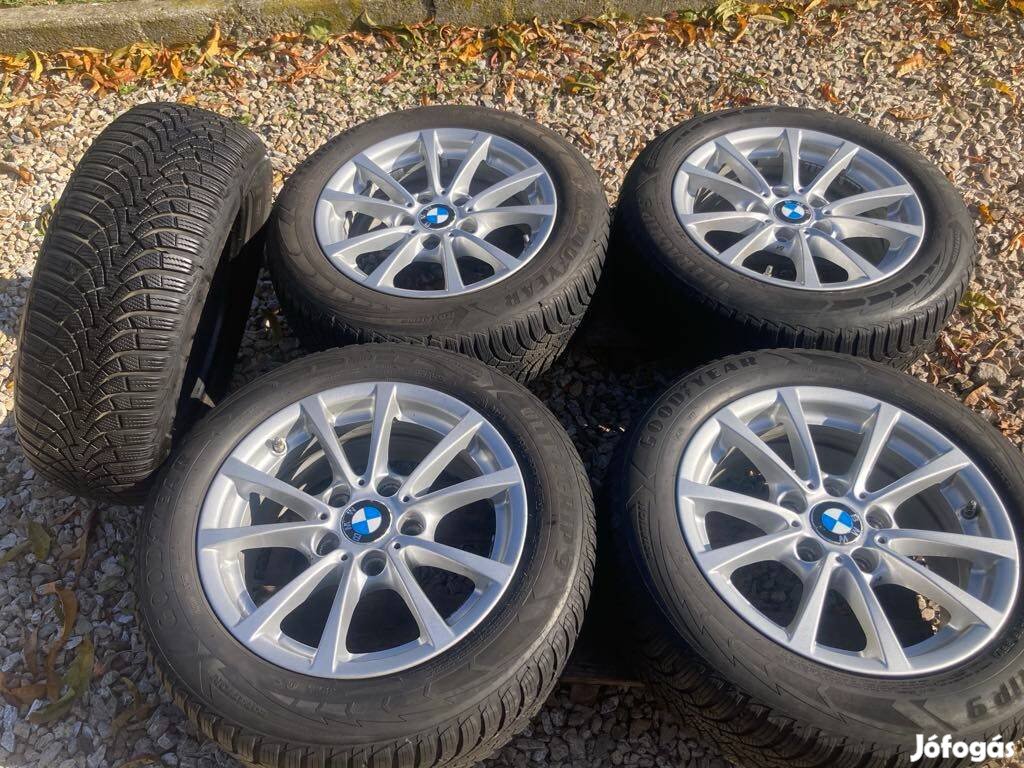 BMW F31 gumik 205/60 R16 + szenzor + 1 db. tartalék gumi