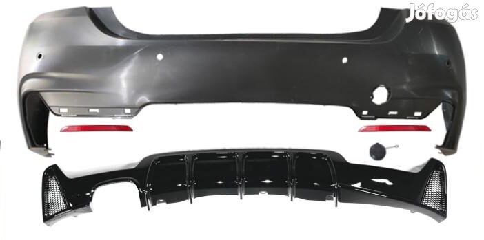 BMW F32 F33 F36 M-tech, M paket hátsó lökhárító