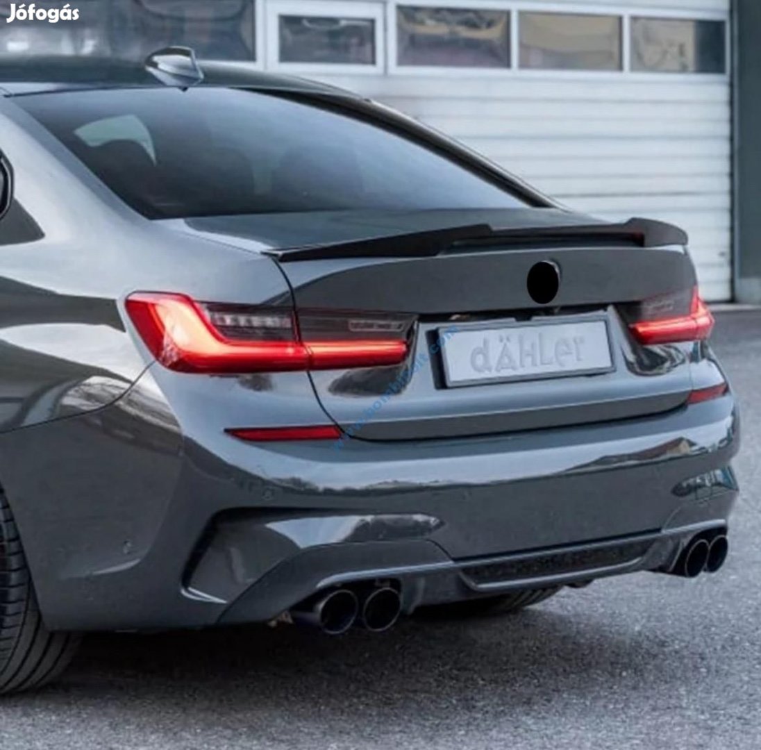 BMW G20 G28 M4 style spoiler / szárny, fényes fekete