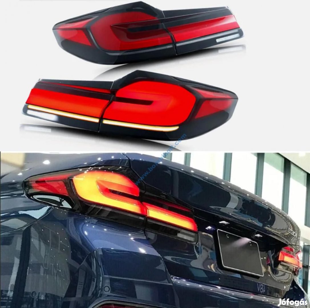 BMW G30 LED sötétített hátsó lámpa szett