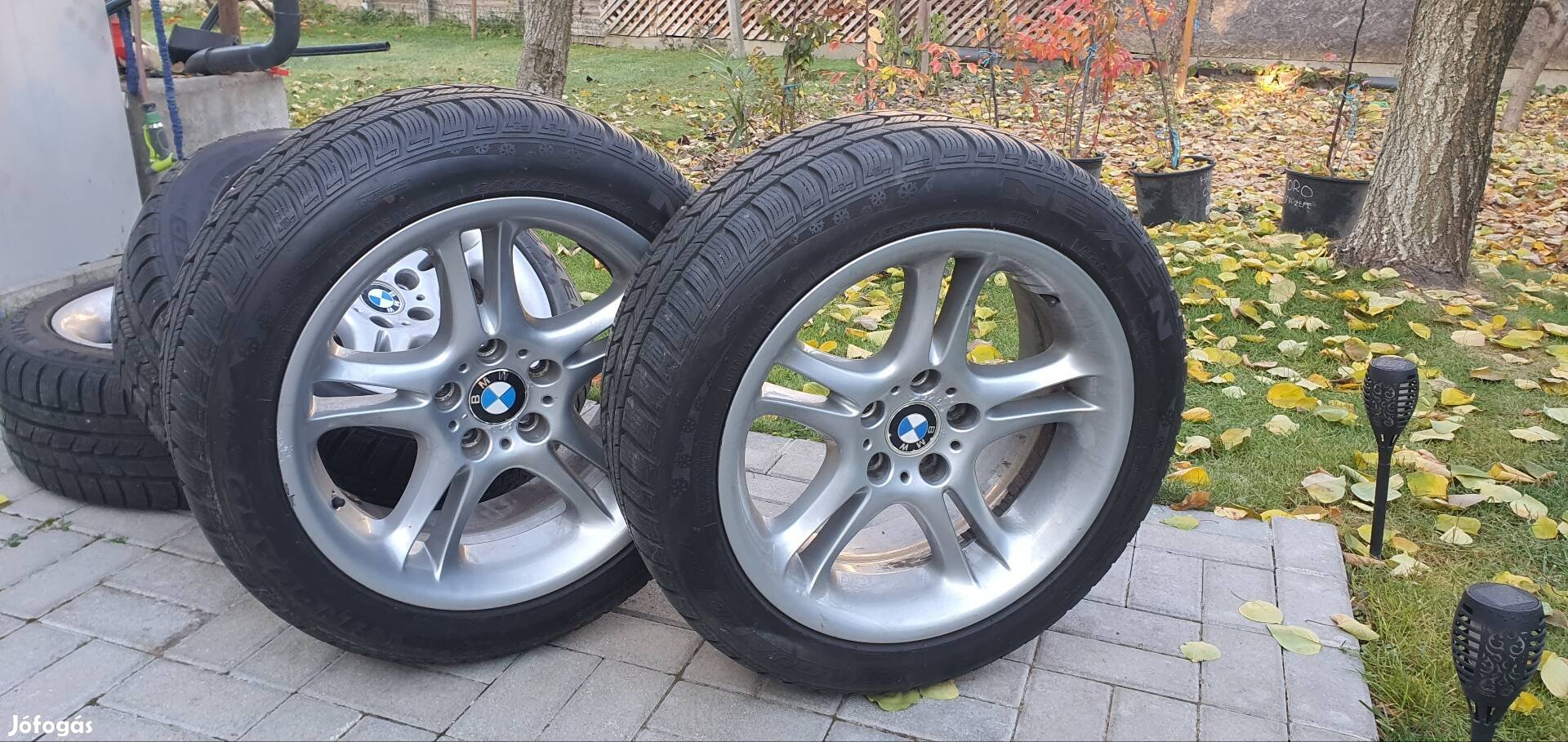 BMW Gyári 18" alu Téli szett 70% téligumival 245/45/18" Eladó