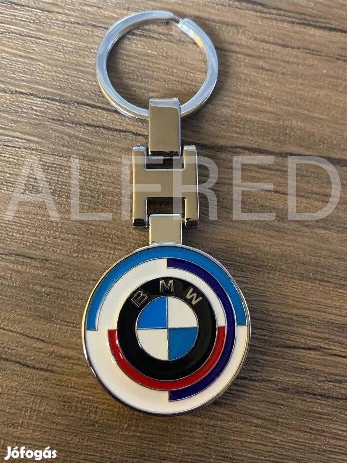 BMW Jubíleumi stílusú kulcstartó (fém)