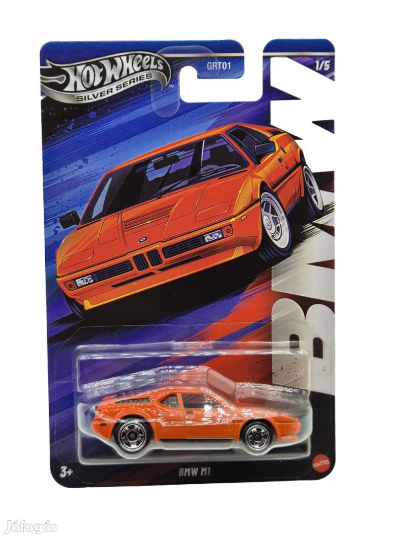 BMW M1 - 1/5 - hosszú kártyás -  Hot Wheels - 1:64