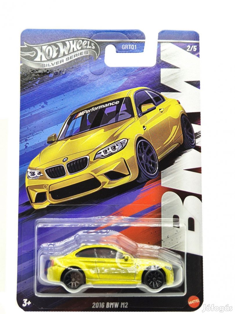 BMW M2 (2016) - 2/5 - hosszú kártyás -  Hot Wheels - 1:64