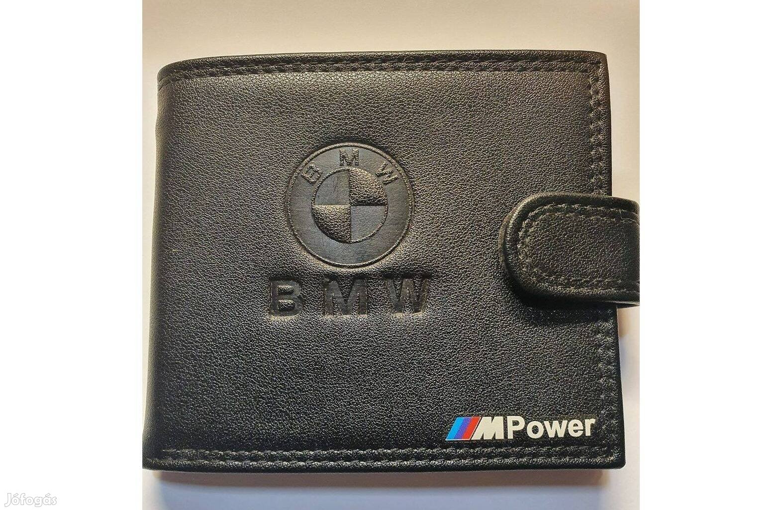 BMW M Motorsport ketté hajtható sok rekeszes kis pénztárca