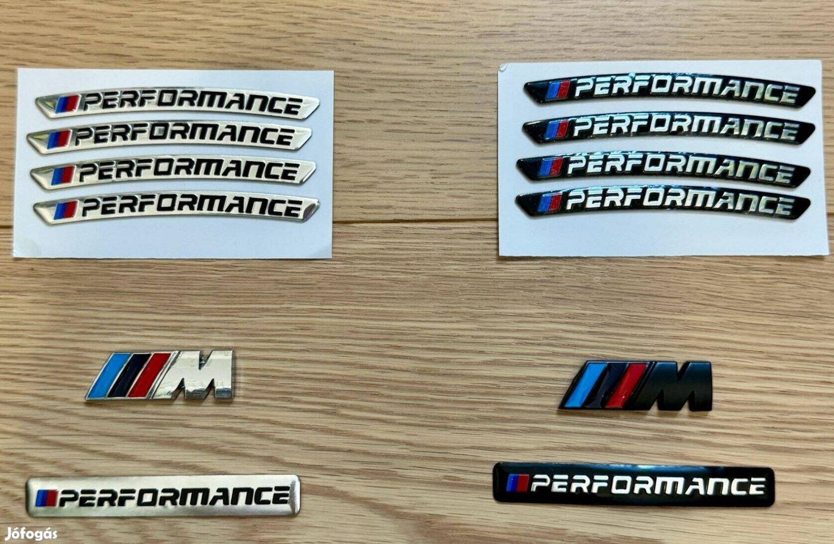 BMW M Performance Power Packet JEL Embléma Kiegészítő Matrica