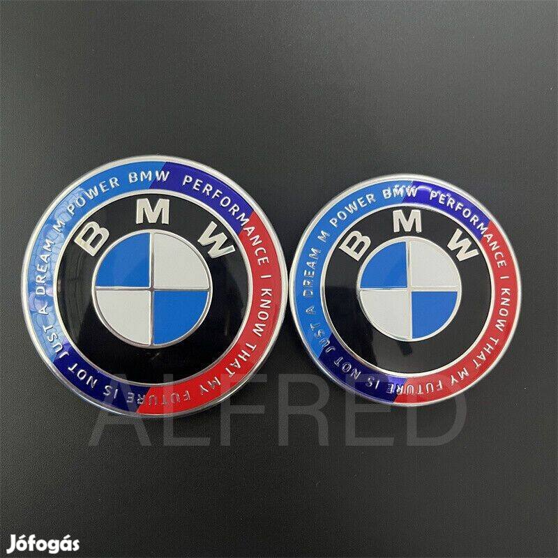 BMW M Power embléma szett 82/74mm