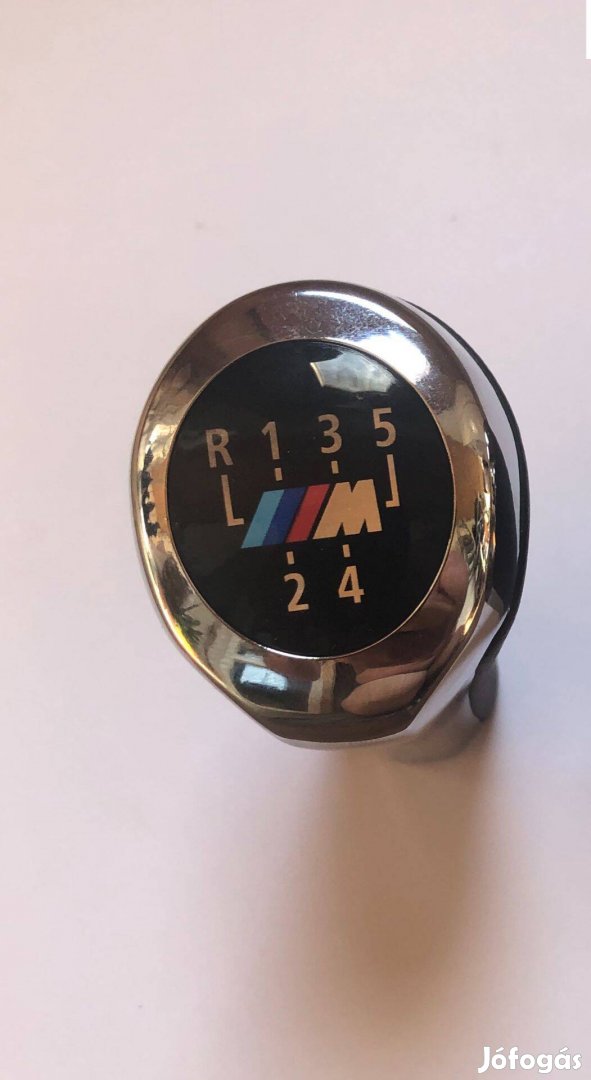 BMW M cróm bőr váltógomb