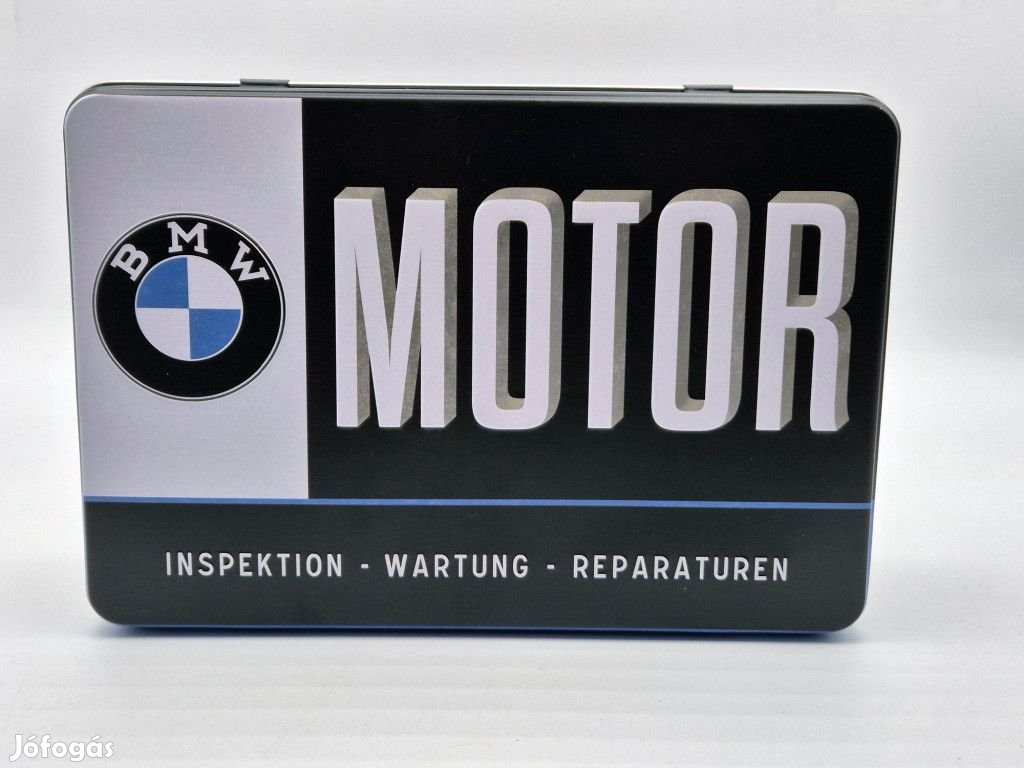 BMW Motor Service fém doboz tároló tárolódoboz