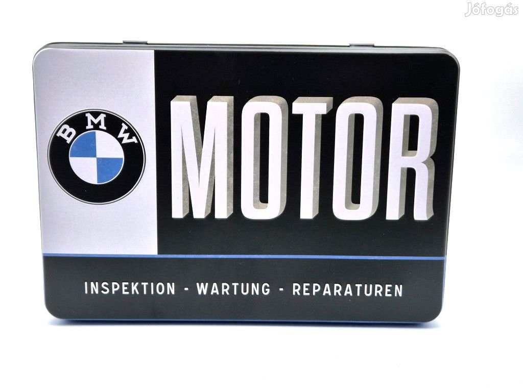 BMW Motor Service fém doboz tároló tárolódoboz