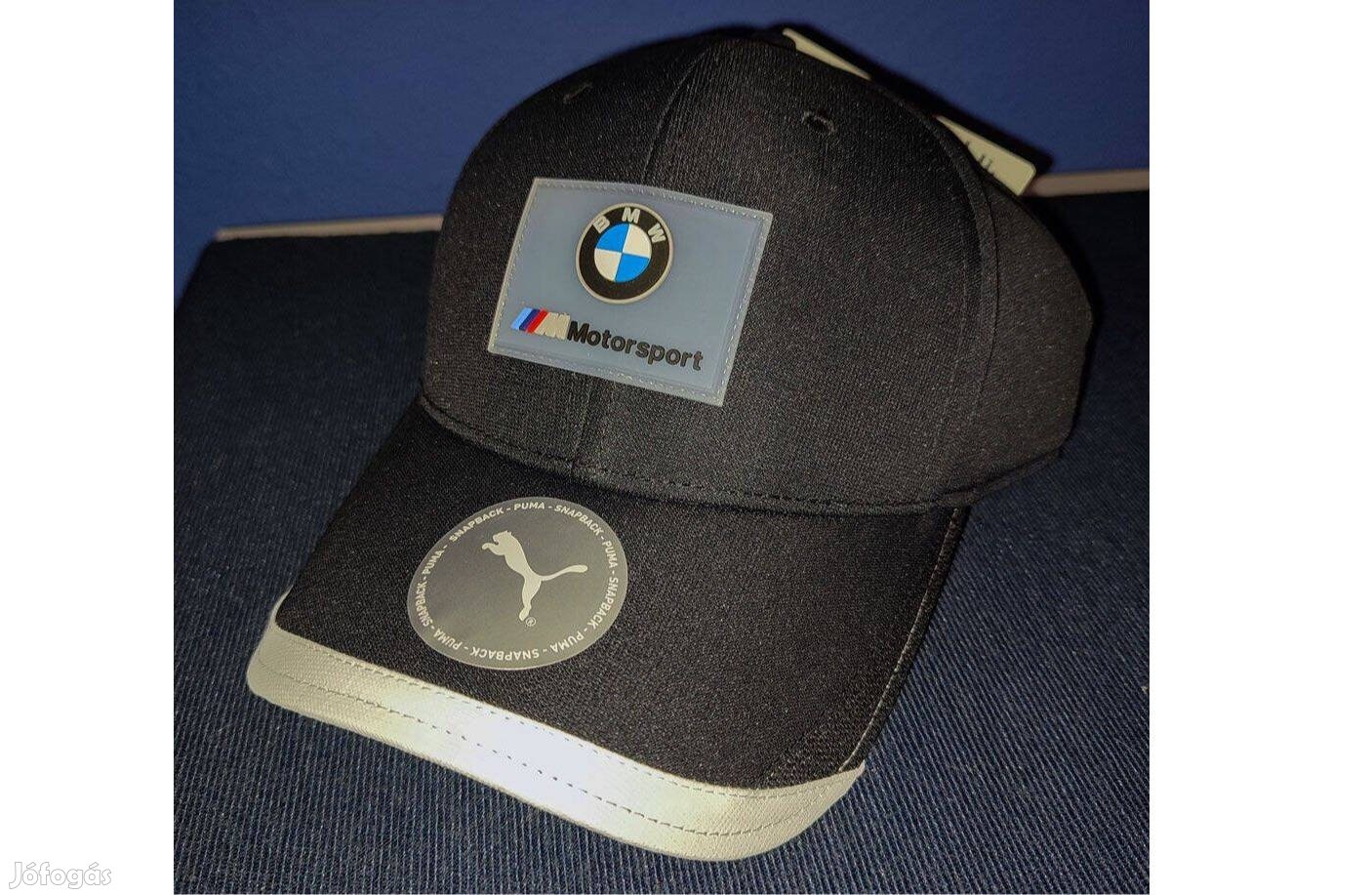 BMW Motorsport eredeti Puma fekete baseballsapka