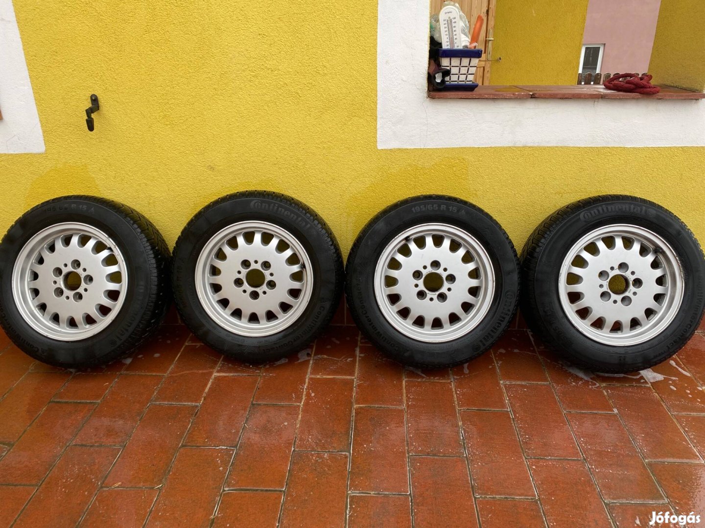 BMW OEM Alufelni Garnitúra, 195/65 R15 Contiwintercontact Téli gumi