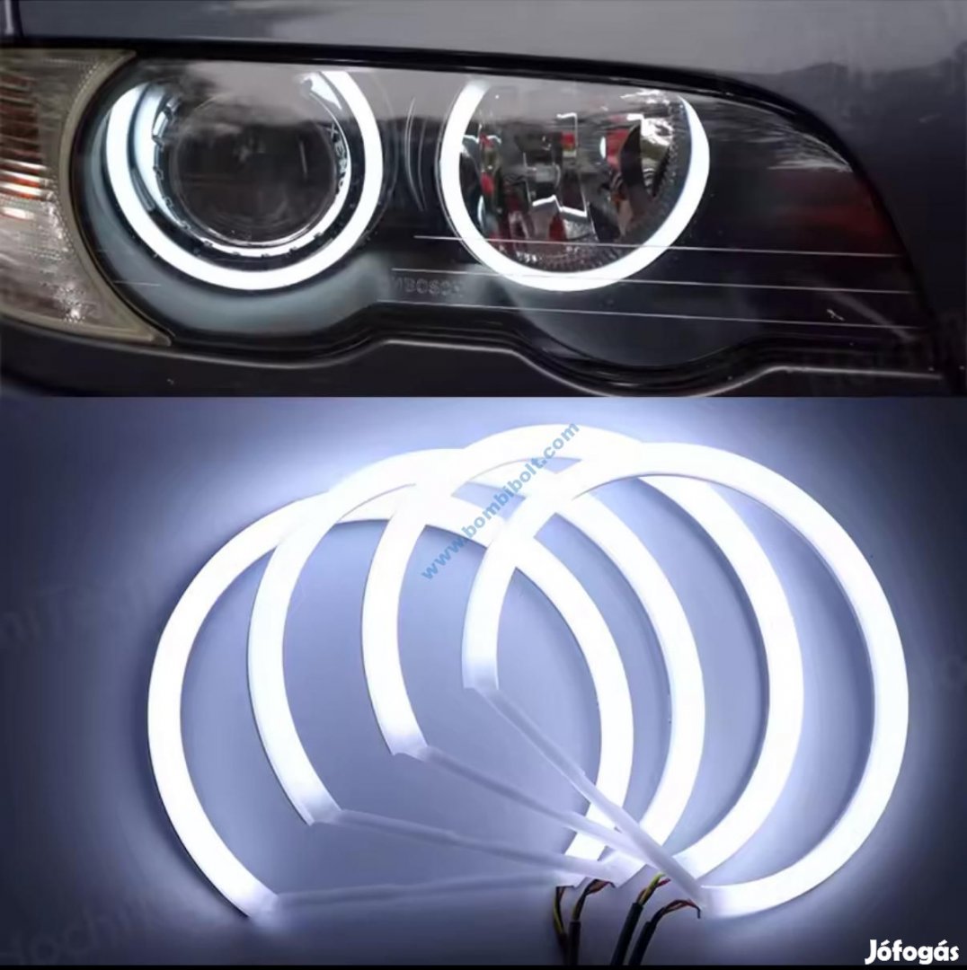 BMW Opál LED Angel eyes E46 halogén menetfény