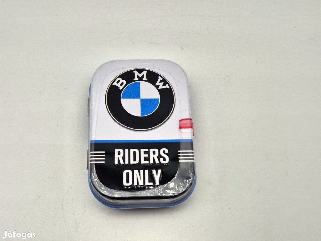 BMW Riders only fém cukorkás doboz fémdoboz (15g)