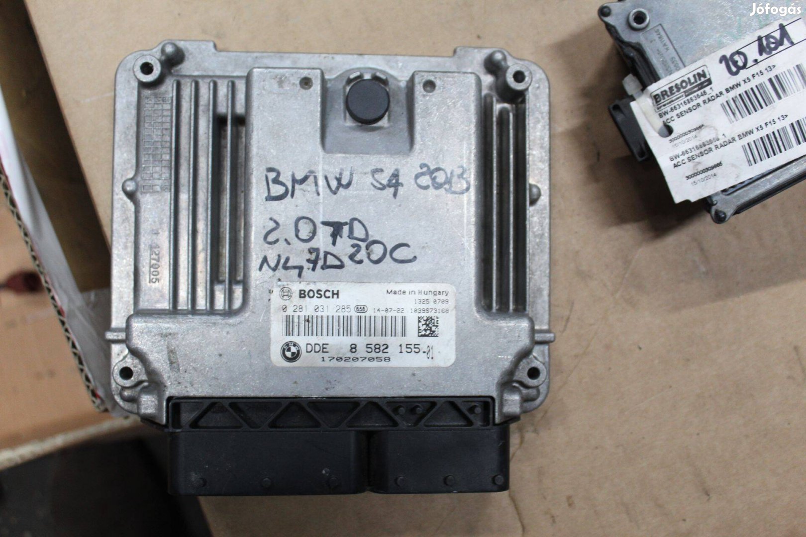 BMW S4 F33 Motor vezérlő