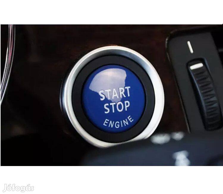 BMW Start-Stop gomb fedél, indító gomb piros E90 E60 E70 E87 E91 kék