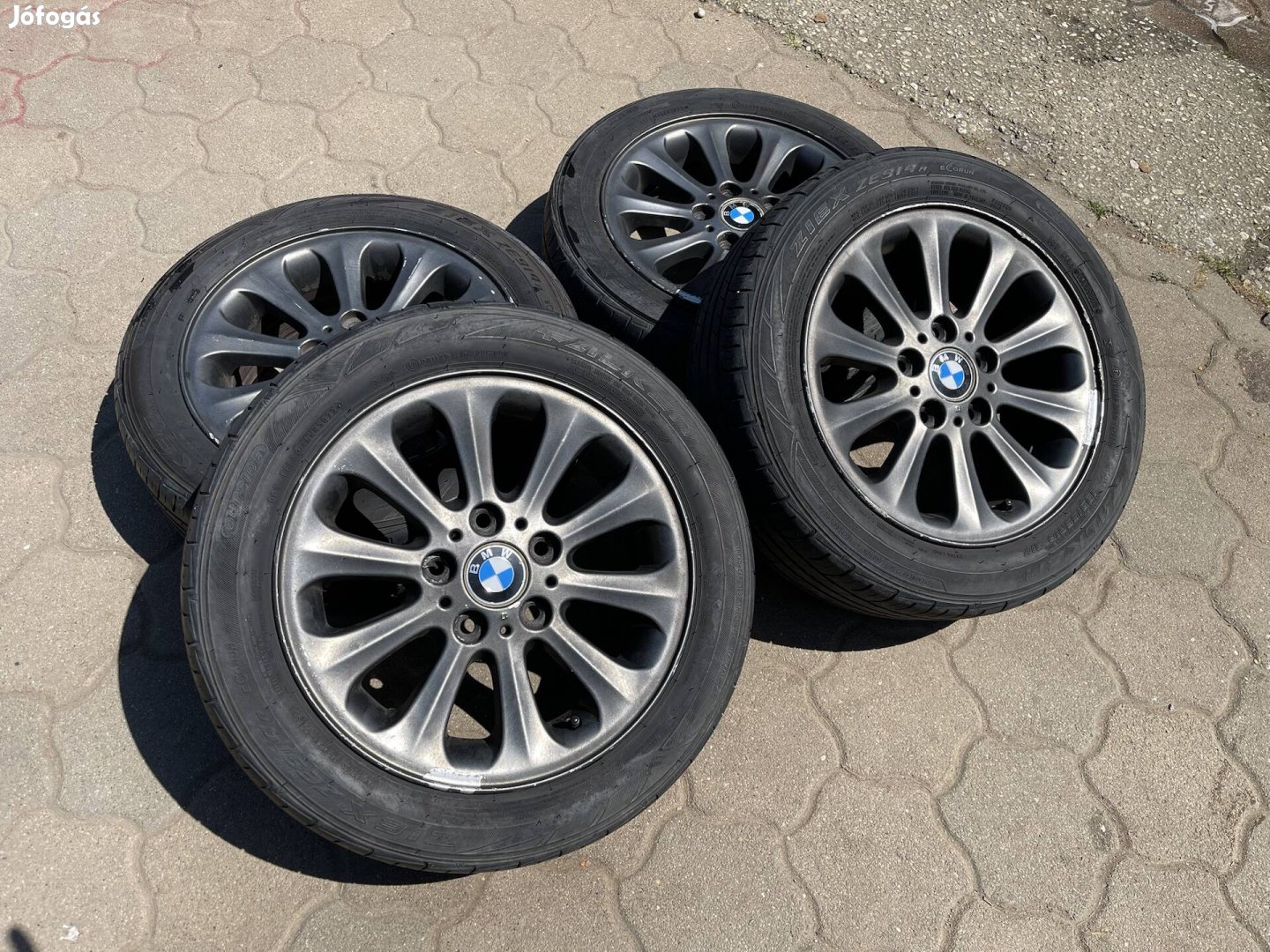 BMW Style 139 16" 5x120 195/55r16 Nyári gumival!