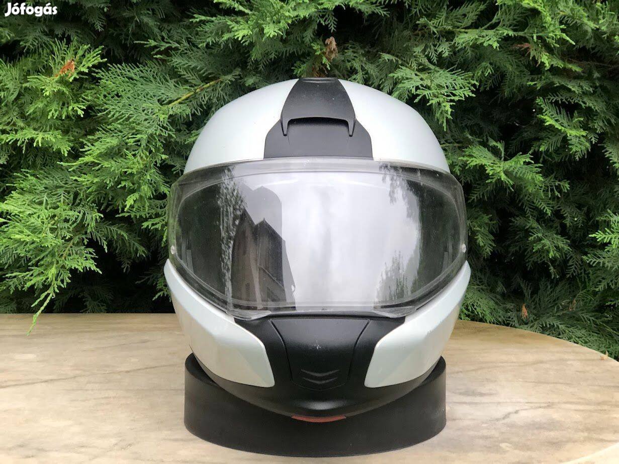 BMW System 6 bukósisak XL-es, ezüst színű. Schuberth. Ingyen Foxpost!
