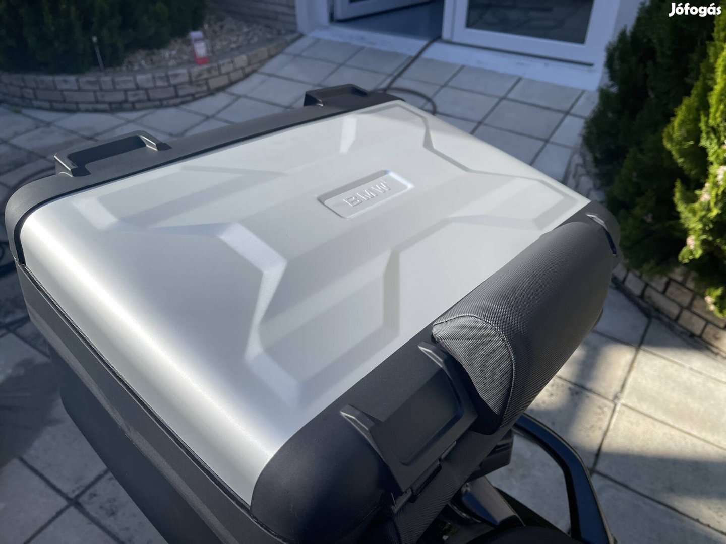 BMW Top Case doboz háttámlával! Új állapot!