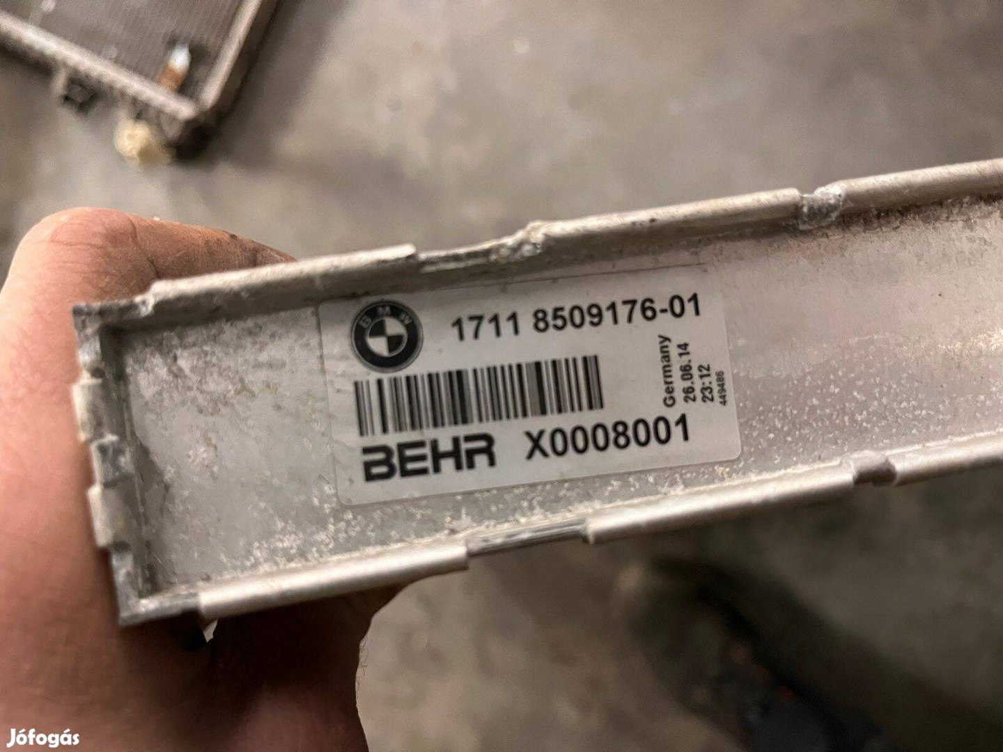 BMW Vízhűtő hűtőradiátor 17118509176-01 F10 F07 GT 5 series