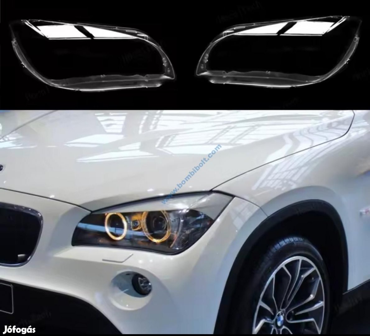BMW X1 E84 fényszóró búra, lámpabúra 2010-2015