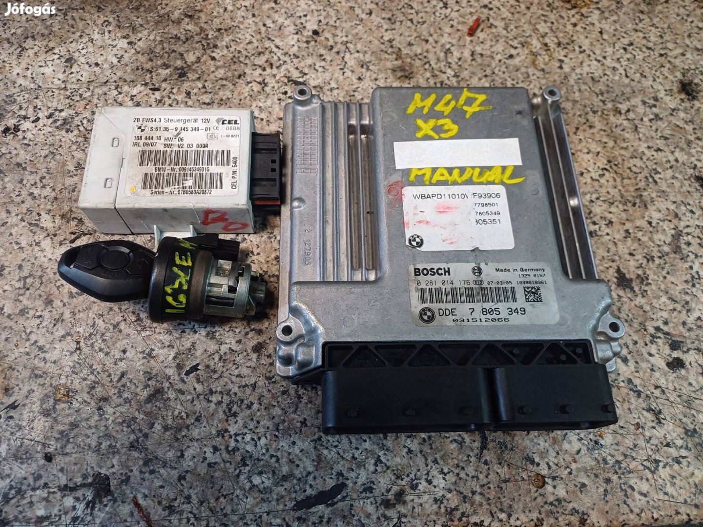 BMW X3 20d ECU E83 motorvezérlő 0281014176