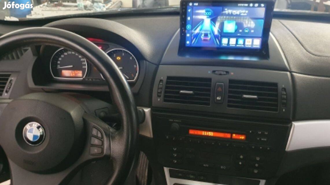 BMW X3 E83 Carplay Multimédia Android GPS Rádió Tolatókamerávak