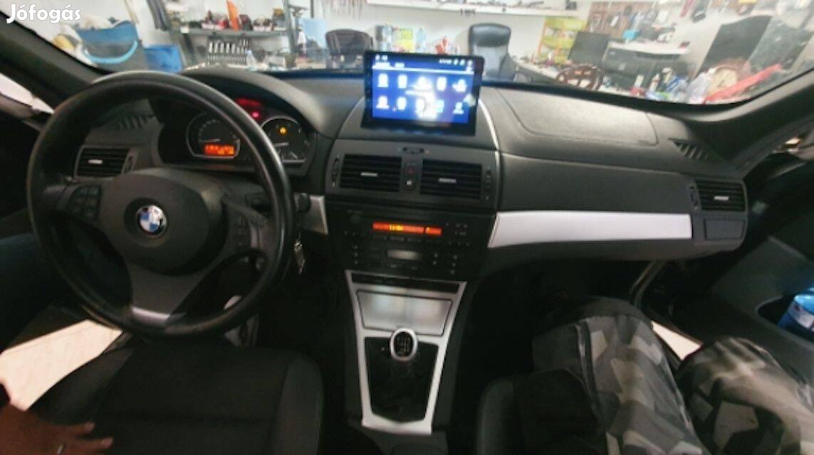 BMW X3 E83 Carplay Multimédia Android GPS Rádió Tolatókamerával