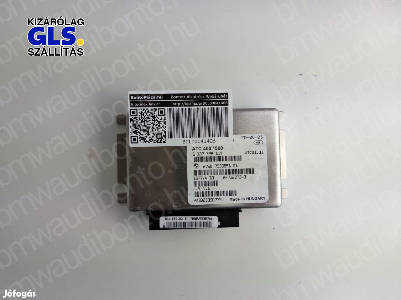 BMW X3 (E83) 2.0 d Osztómű vezérlőegység/modul (7550891, 27607550891)