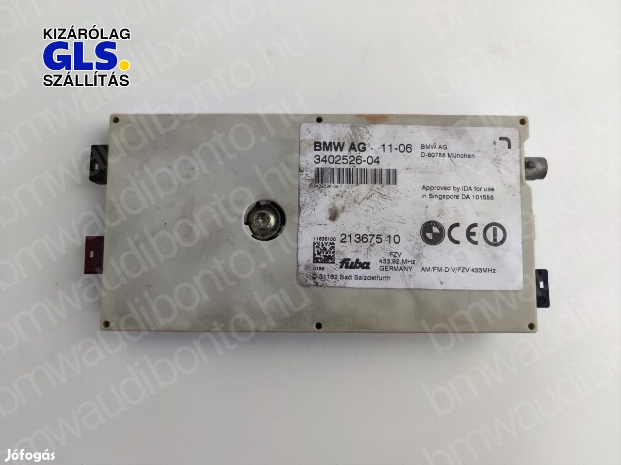 BMW X3 (E83) Antenna erősítő (3402526, 65203402526, 65203452099)