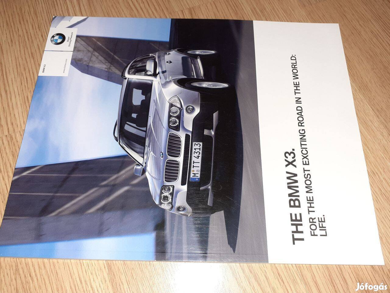 BMW X3 (E83) prospektus - 2009, angol nyelvű
