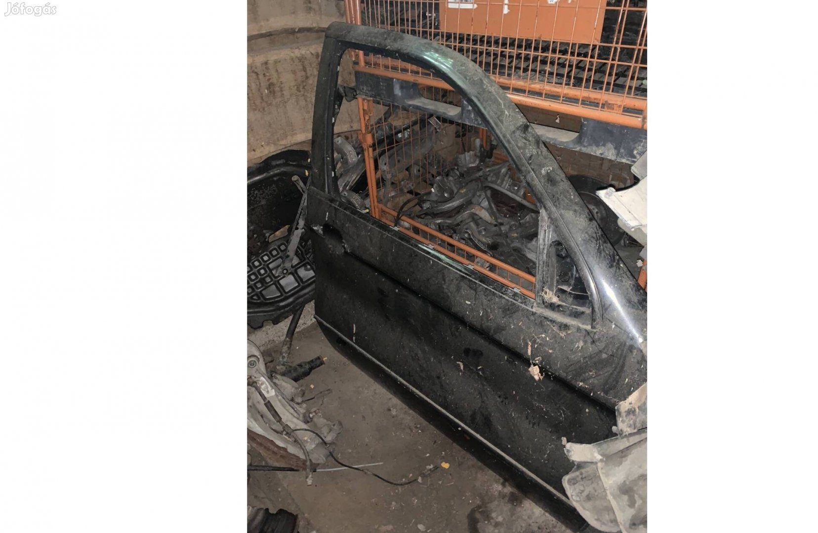 BMW X5 E53 2002 jobb első fekete ajtó