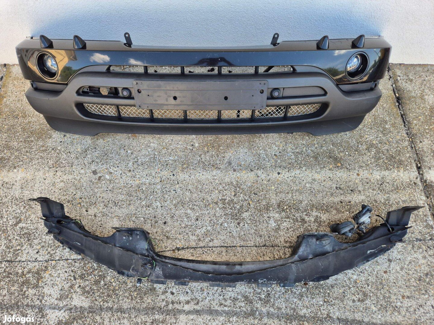 BMW X5 E53 2003-2006 radaros, lámpamosós első lökhárító + merevitő