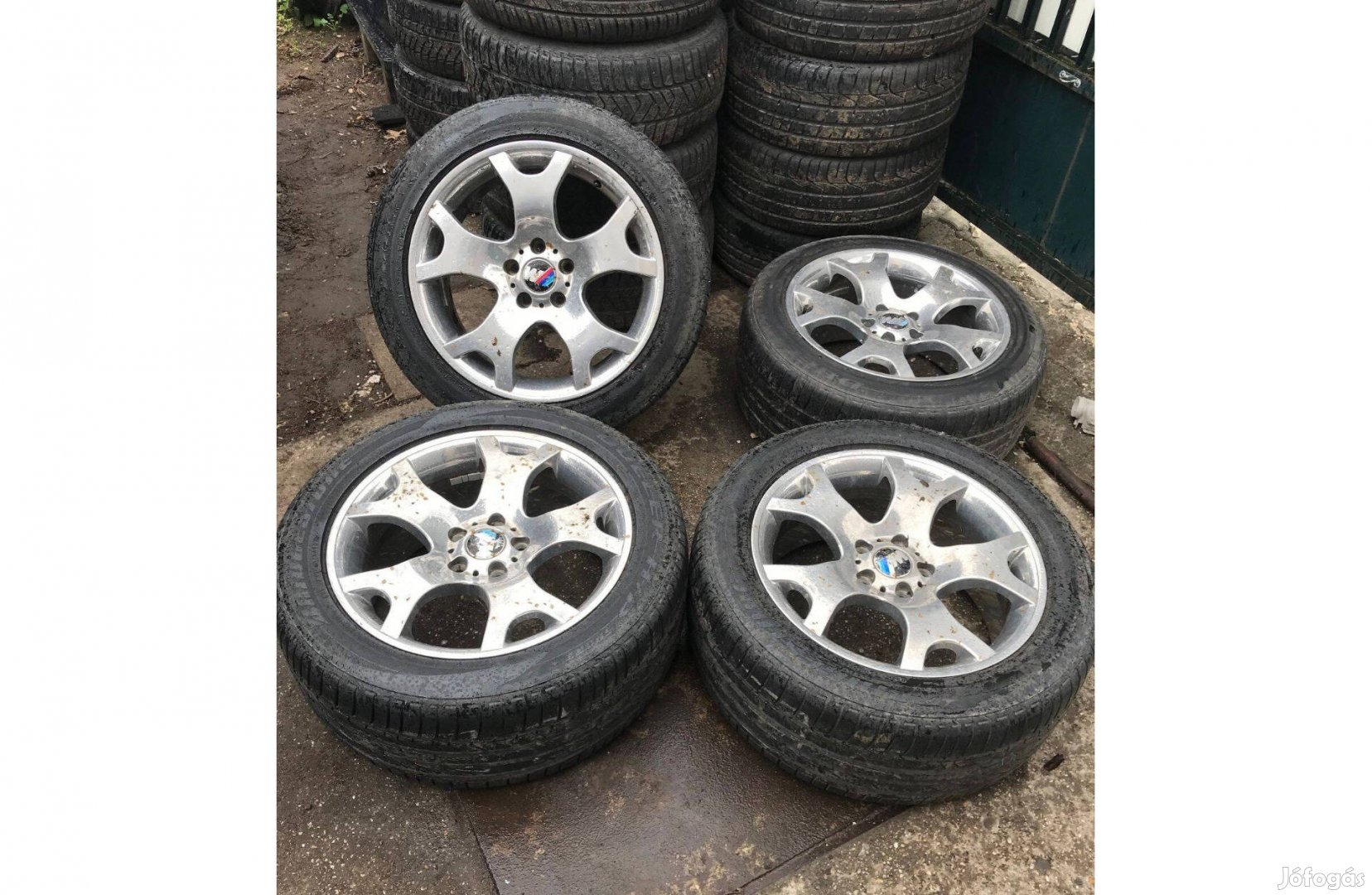 BMW X5 E53 króm két széles felni szett