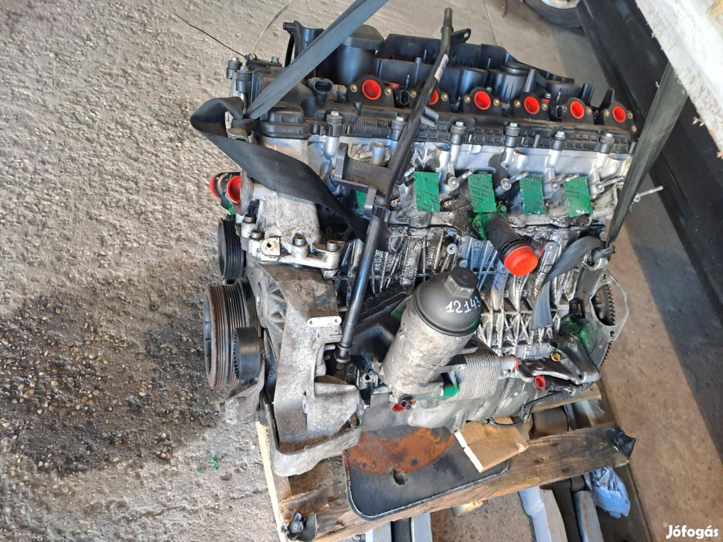 BMW X5 E70 M57 komplett motor egyben eladó cikkszám 21646821306D3