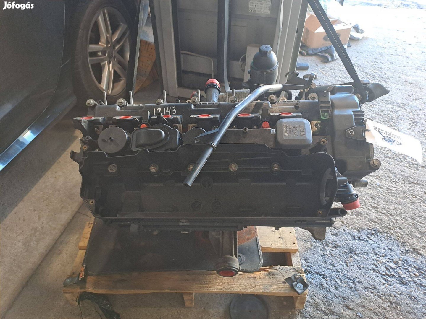 BMW X5 E70 M57 komplett motor egyben eladó cikkszám 21646821306D3