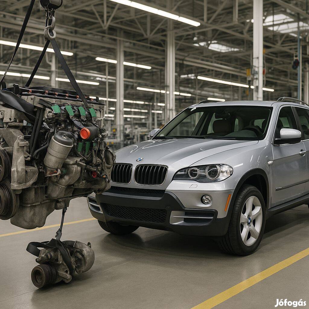 BMW X5 E70 M57 komplett motor egyben eladó cikkszám 21646821306D3
