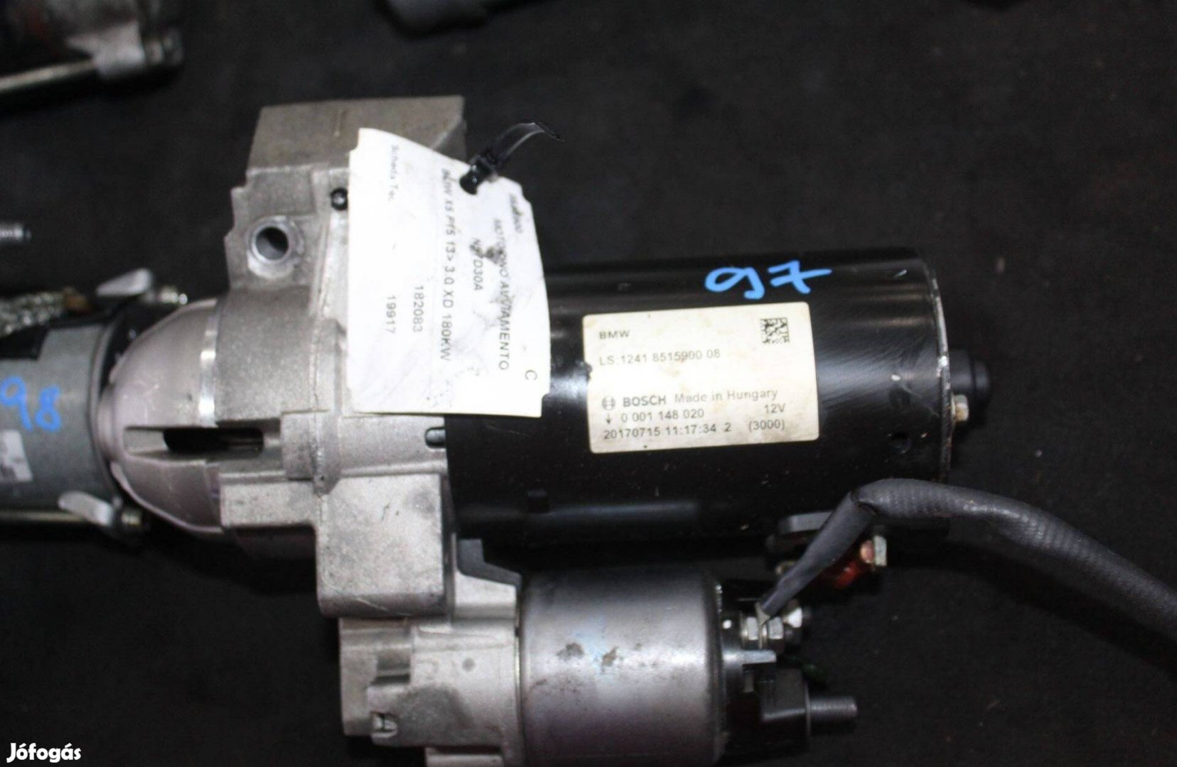 BMW X5 F15 2017 3.0D önindító 1241 8515900 (97)