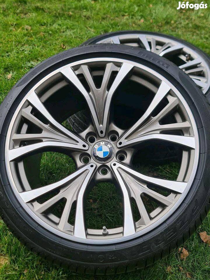 BMW X5/X6 21" gyári felni szett Pirelli gumikkal, Tpms-szel