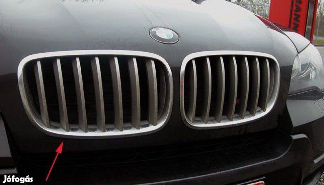 BMW X5 X6 (E70 E71 E72) díszrács / vese / hűtőrács króm-titán