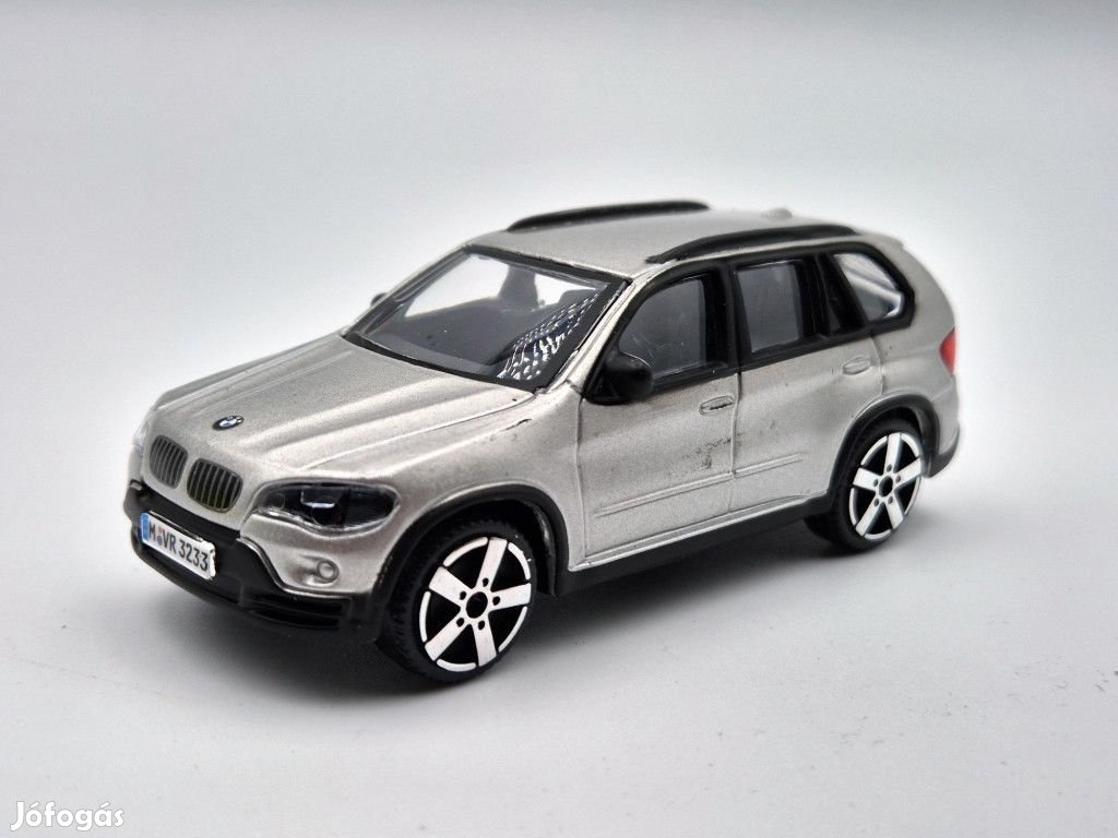 BMW X5 (2007) - ezüst -  Burago - 1:43