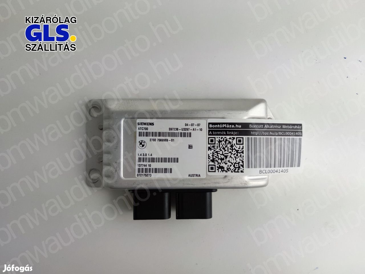 BMW X5 (E70) 3.0 3.0d Osztómű vezérlőegység/modul (7569969)