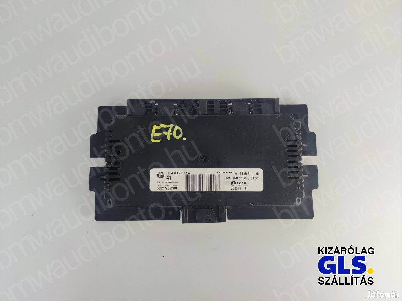 BMW X5 (E70) Lámpa vezérlőegység/modul (LCM) (9166666)