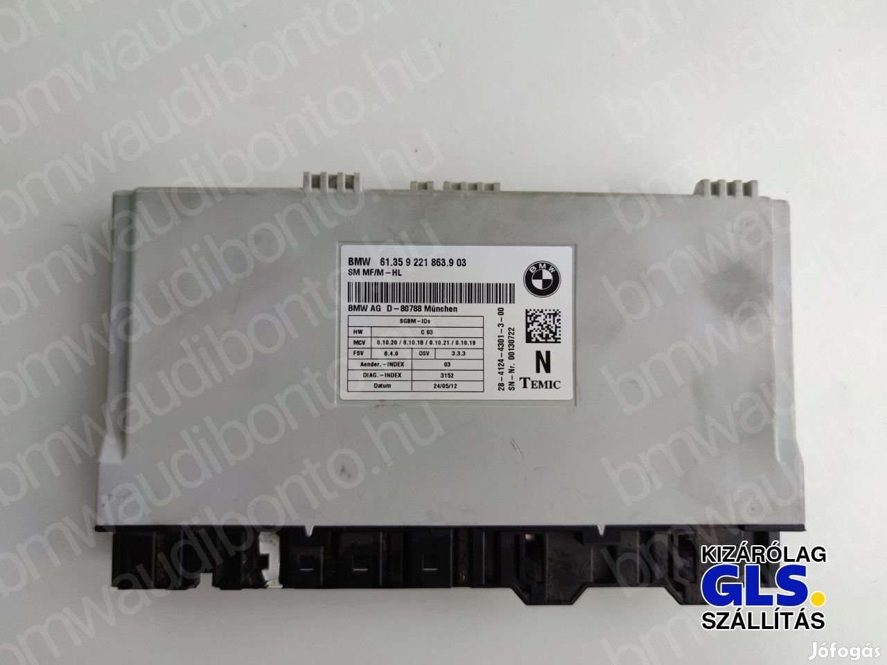 BMW X5 (E70) Ülés vezérlőegység/modul (9221863)