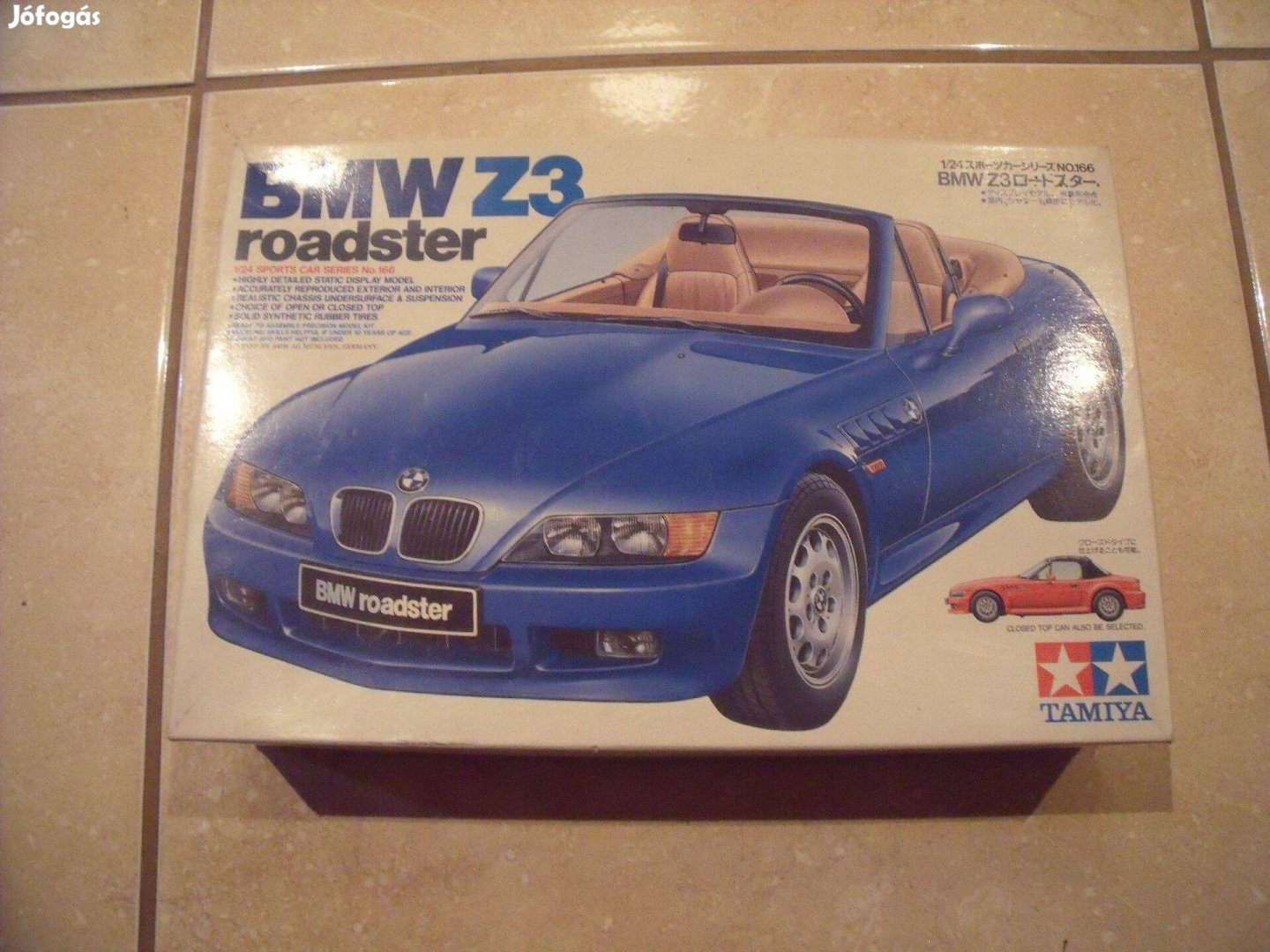 BMW Z3 Roadster 124 Tamiya autómakett eladó