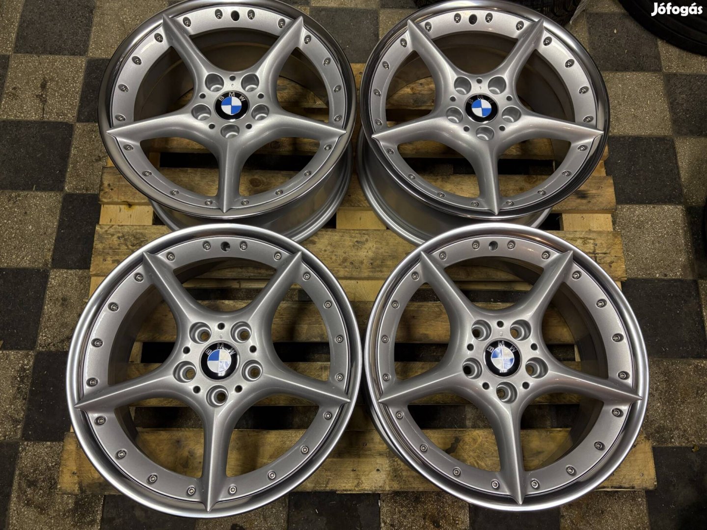 BMW Z4 E85 gyári 18" BBS alufelni felni 2 részes felújított E46