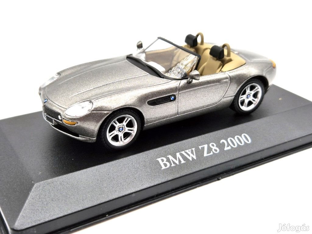 BMW Z8 year 2000 grey metallic Atlas 1:43 modellautó