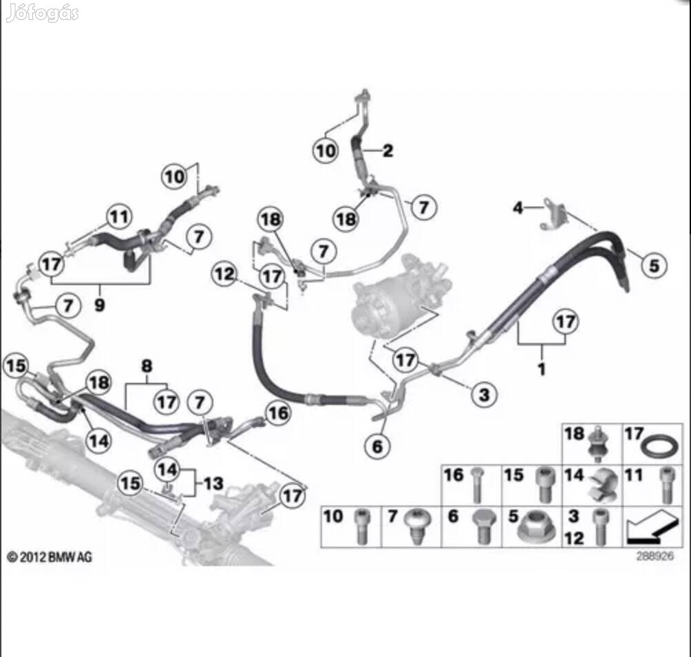 BMW - Cső Dynamic Drive F10 F11