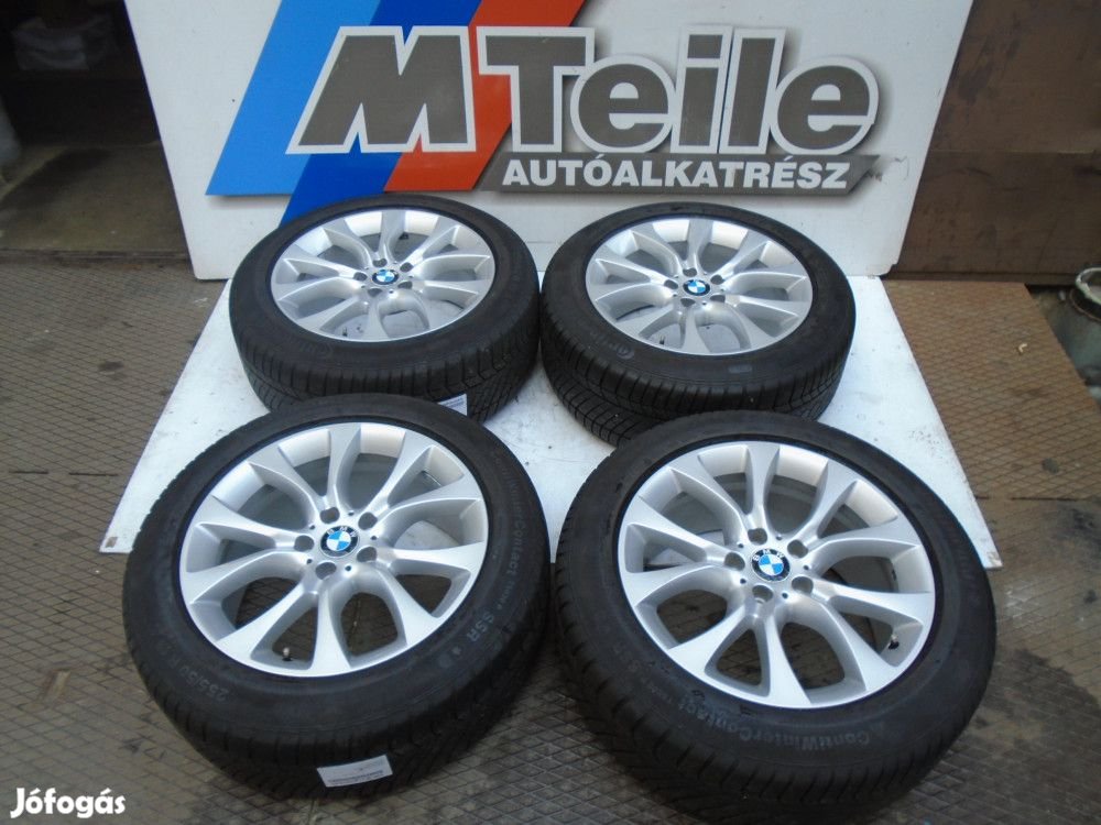 BMW alufelni szett téli gumival - V Speiche 450 - 255/50R19 107V Cont