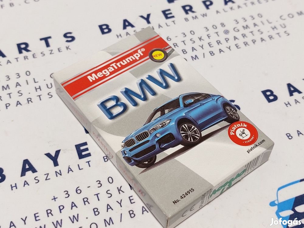 BMW autós autók autós kvartett kártya autóskártya